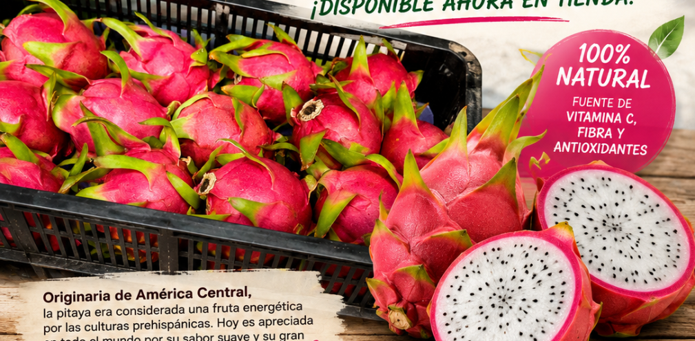 ¡La pitaya ya está en Frujuaida!